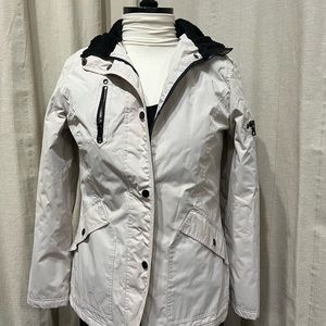 Rain coat warm lined winter jacket